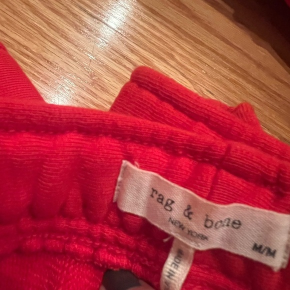 rag & bone Bright Red Women's Jogger Set - Picture 3 of 7